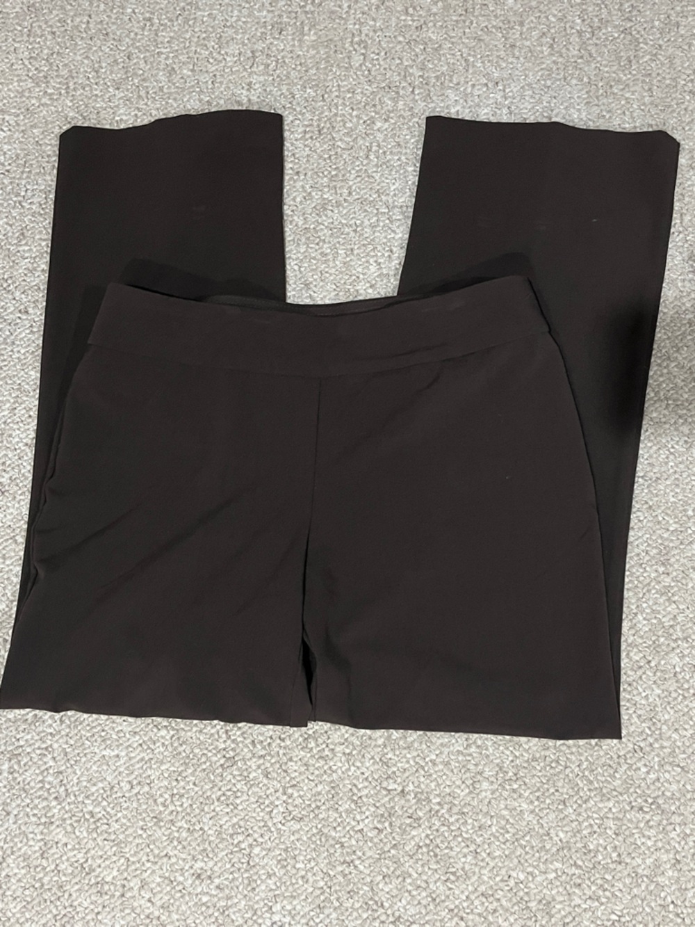 Dressbarn Brown Women's Stretch Pull-on Pants